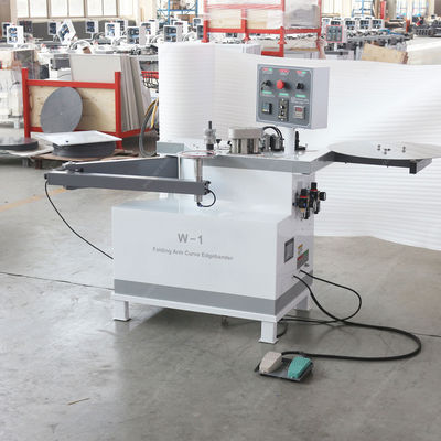 1.4kW Potência W-1 Curva Line Edge Bander totalmente automático através de alimentação Edgebanding Machine