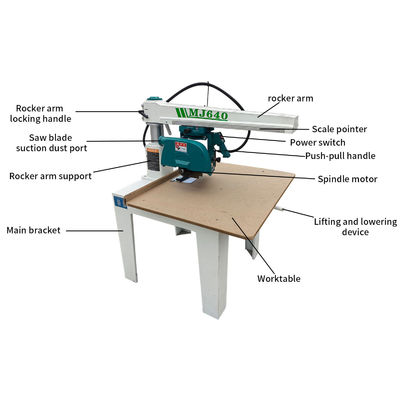 Máximo diâmetro de serra 355mm Multifunção Manual Rotativa Universal Serra Circular com 2.2kW Potência