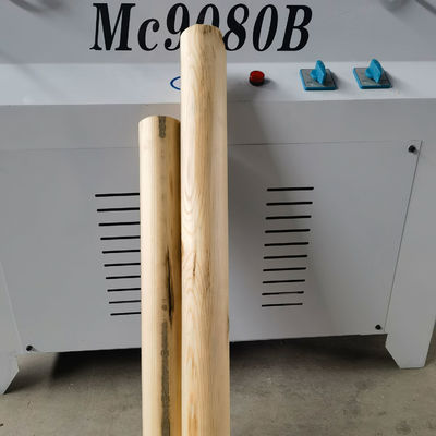 MC9080B Máquina automática de alimentação de barras redondas Solução perfeita para arredondamento de madeira quadrada