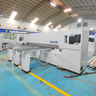 3800 KG MJ6230B Serra de vigas automática horizontal CNC para corte de placas de madeira