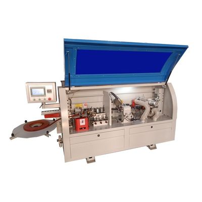 Máquina de bandagem de bordas de PVC para móveis de madeira de estilo horizontal para lojas de materiais de construção