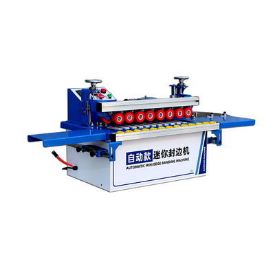 Máquina portátil de banda de borda de alta produtividade com colagem automática e polir de recorte