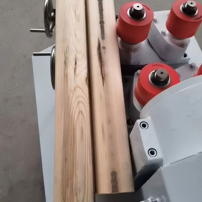 Máquina avançada de barras redondas de madeira para produção automática de manivela de vassoura e bastão de esfregão