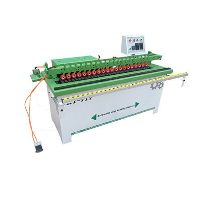 Máquina de bandagem de borda para trabalhos de madeira Mini curva automática e linha reta duplo propósito