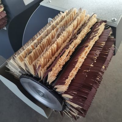 Controle de frequência de polimento de rolos de velocidade de rolos duplo-eixo Sander para trabalhos de madeira