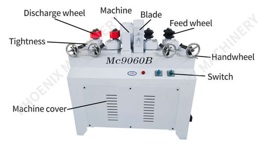 3KW Motor principal MC9060B Máquina de fabricação de escovas de madeira com capacidade de 310 kg