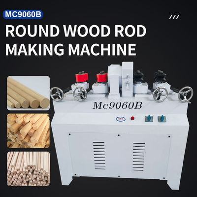 15-60 mm Diâmetro de processamento MC9060B Máquina de fabricação de bastões de madeira para decoração de móveis