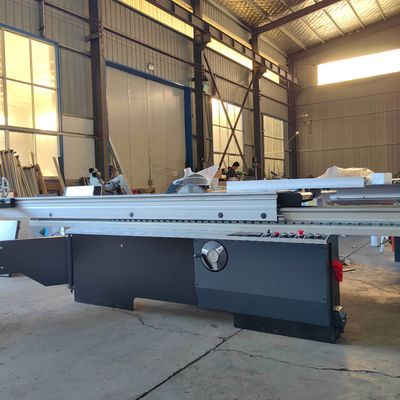 Mobiliário MJ6132 Máquina de serrar com mesa inclinável de 45 graus e painel circular deslizante