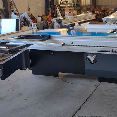 Mobiliário MJ6132 Máquina de serrar com mesa inclinável de 45 graus e painel circular deslizante