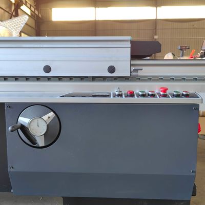 Mobiliário MJ6132 Máquina de serrar com mesa inclinável de 45 graus e painel circular deslizante