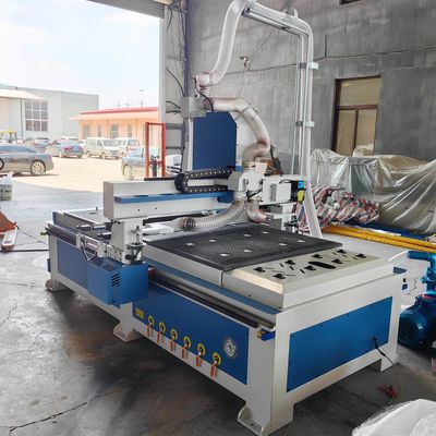 Máquina de corte de serras de madeira de lâmina múltipla com roteador CNC de madeira de 3 eixos