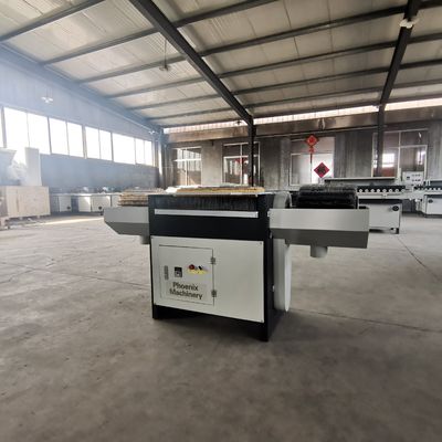 1.5kW Power Drum Brush Sander para lixação de placas de melamina na produção de móveis