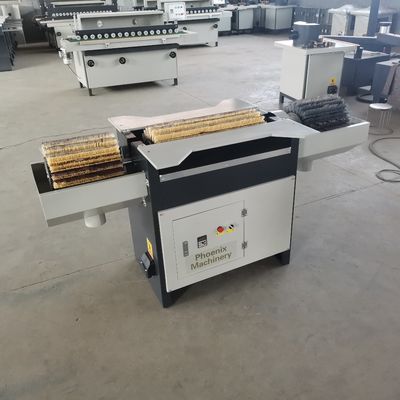 1.5kW Power Drum Brush Sander para lixação de placas de melamina na produção de móveis