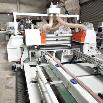 Velocidade MJ-27308 Processamento de madeira CNC Automática Porta de madeira Painel de madeira Quatro bordas laterais Serra de corte