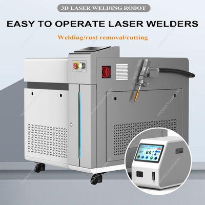 Máquina de soldadura a laser portátil 3 em 1 para reparação e corte de aço inoxidável metálico