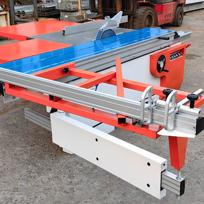 Máquina de corte de madeira de 2300 mm com serra de painel de mesa deslizante e 80 mm de altura máxima de corte
