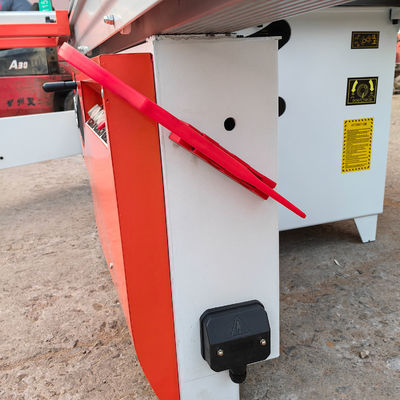 Máquina de corte de madeira de 2300 mm com serra de painel de mesa deslizante e 80 mm de altura máxima de corte
