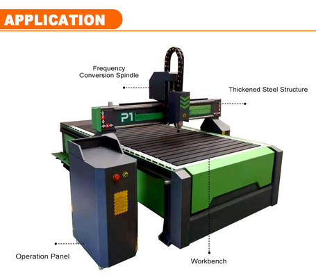 1325 Máquina CNC de corte de gravura, escultura e corte em MDF acrílico com extrusão em T
