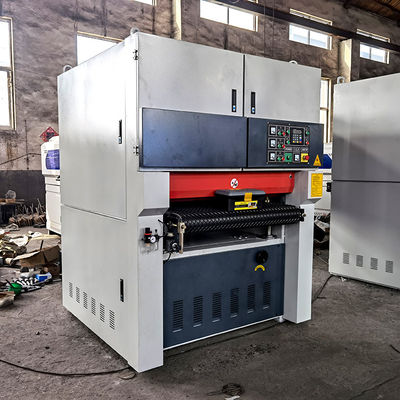 Máquina de lixagem por correia abrasiva de 64kW para polir folhas de aço inoxidável