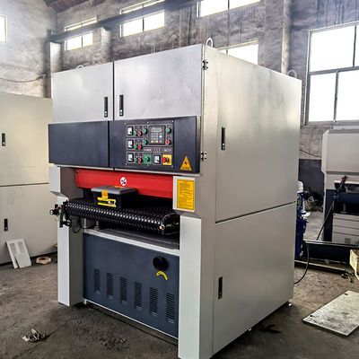 Máquina de lixagem por correia abrasiva de 64kW para polir folhas de aço inoxidável