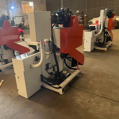 Serra de corte de material curto com lâmina múltipla e função de alimentação e corte automática