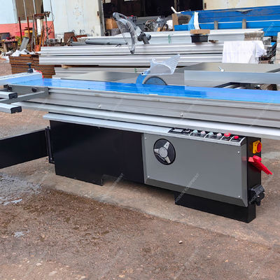 Máquina de Fabricação de Madeira Phoenix Precision, Serra de Mesa Deslizante de Dupla Lâmina para Corte de Madeira
