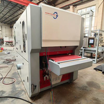 Máquina automática de lixação de metais, polimento e desburo para folha de aço inoxidável de cintura larga