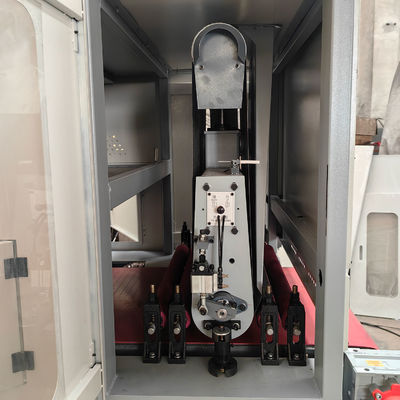 Máquina automática de lixação de metais, polimento e desburo para folha de aço inoxidável de cintura larga