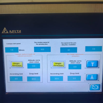 Máquina automática de lixação de metais, polimento e desburo para folha de aço inoxidável de cintura larga