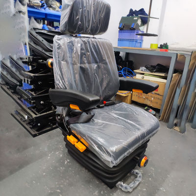 Assento rotativo preto personalizado, almofada ajustável, rotação de 180 graus e absorvedor de choques