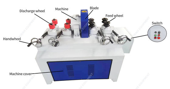 1.1KW Motor de alimentação MC90100B Máquina de processamento de barras redondas para a produção
