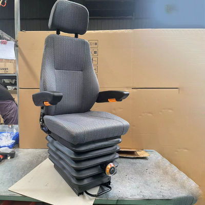 Assento do condutor do carregador com absorvedor de choques mecânico e rotação de 180 graus do apoio de braço