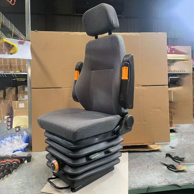 Assento do condutor do carregador com absorvedor de choques mecânico e rotação de 180 graus do apoio de braço