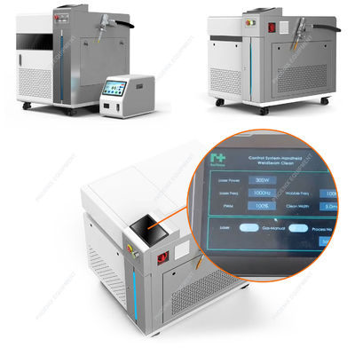 1500W Industrial 3 em 1 Limpeza a laser de fibra Soldador Cortador Máquina de limpeza de ponto de soldagem