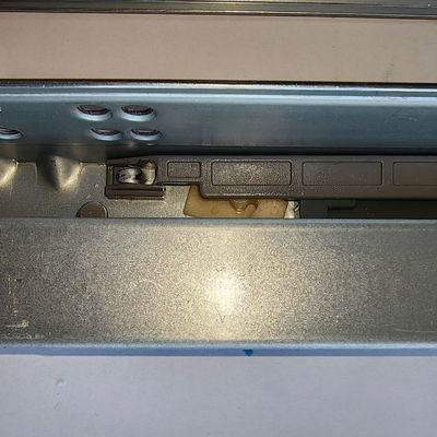 370mm Min Profundidade do gabinete Cabinet Drawer Rebote inferior 3 vezes Escondido Slide Rail 303BF-350