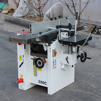 300C Máquina de Combinação de Fabricação de Madeira Planador de Superfície Função de Mortização de Espessura de Madeira