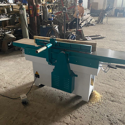 Planador de superfície de madeira manual portátil Máquina de madeira 300 KG Peso 4 mm Max.Automatização da profundidade de planeamento
