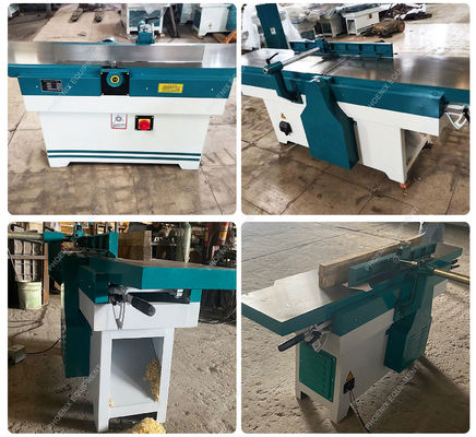 Planador de superfície de madeira manual portátil Máquina de madeira 300 KG Peso 4 mm Max.Automatização da profundidade de planeamento