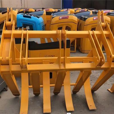 Acessórios de carregador de rodas Grass Grapple Grass Bucket para melhorar a experiência agrícola