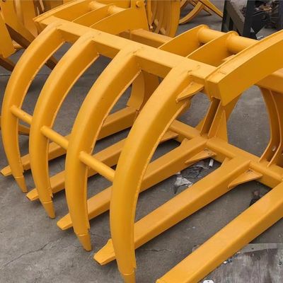 Acessórios de carregador de rodas Grass Grapple Grass Bucket para melhorar a experiência agrícola