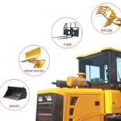 Acessórios de carregador de rodas Grass Grapple Grass Bucket para melhorar a experiência agrícola