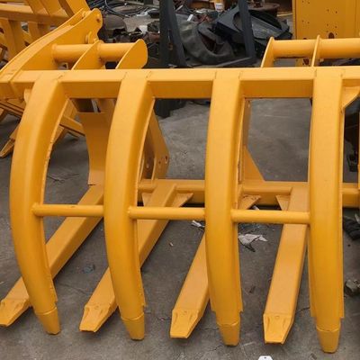 Acessórios de carregador de rodas Grass Grapple Grass Bucket para melhorar a experiência agrícola