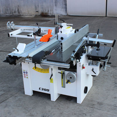 C300 Máquina combinada de carpintaria Planador de espessura Cutterblock Velocidade de rotação 5700 rpm