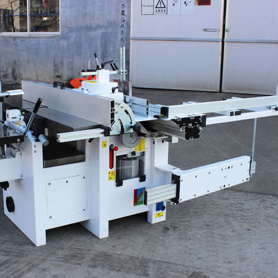 Máquina de combinação de carpintaria com fuso C300 para cortar madeira em mesas de 300x1500 mm