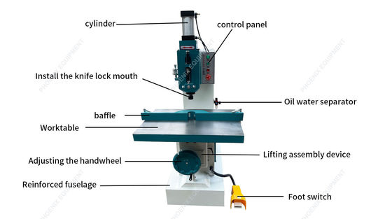 Fácil de operar MX5068 Máquina de moagem de moldes de espinha única vertical para carpintaria