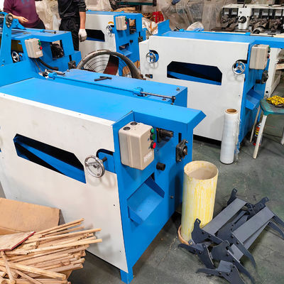 Máquina de fabricação de tensão de madeira redonda de alimentação totalmente automática