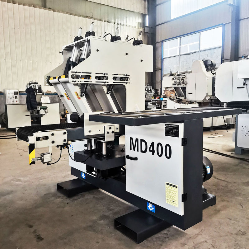 Potência 18,5kw Serra de Faixa Horizontal Automática de Trabalho de Madeira para corte de madeira quadrada precisa
