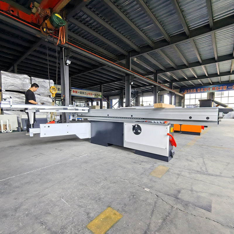 Serra de corte de painel de precisão de mesa deslizante para a madeira industrial 45 90 graus