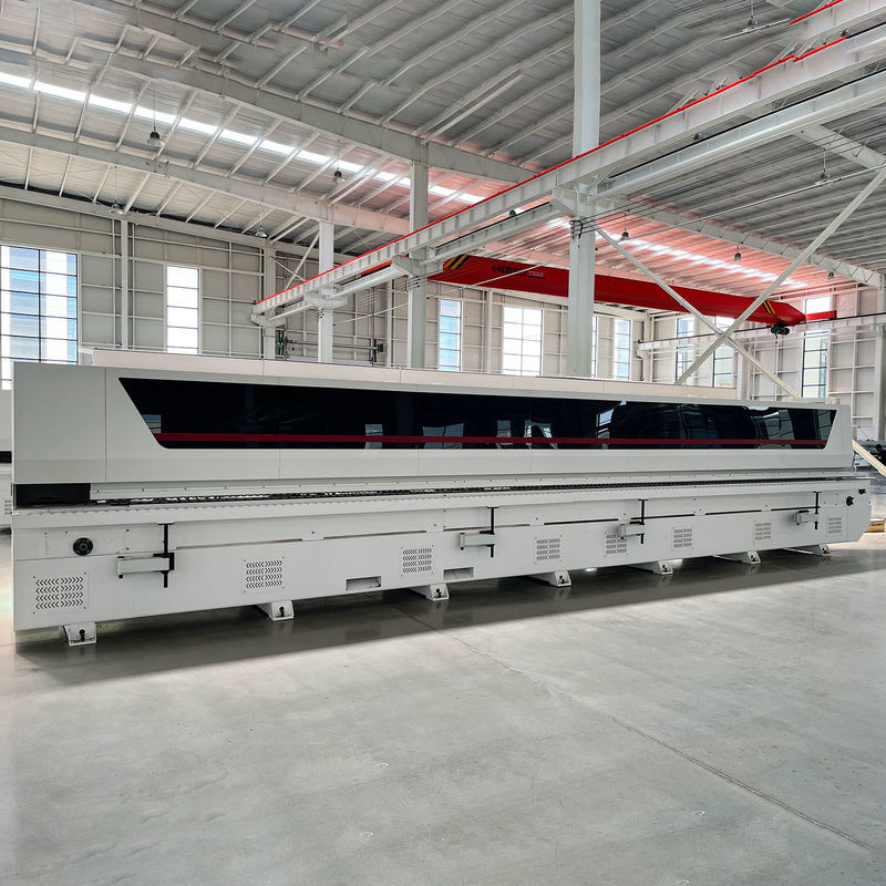 5KW Semi-J Rough Milling Automatic Edge Banding Machine para produção de portas de armários