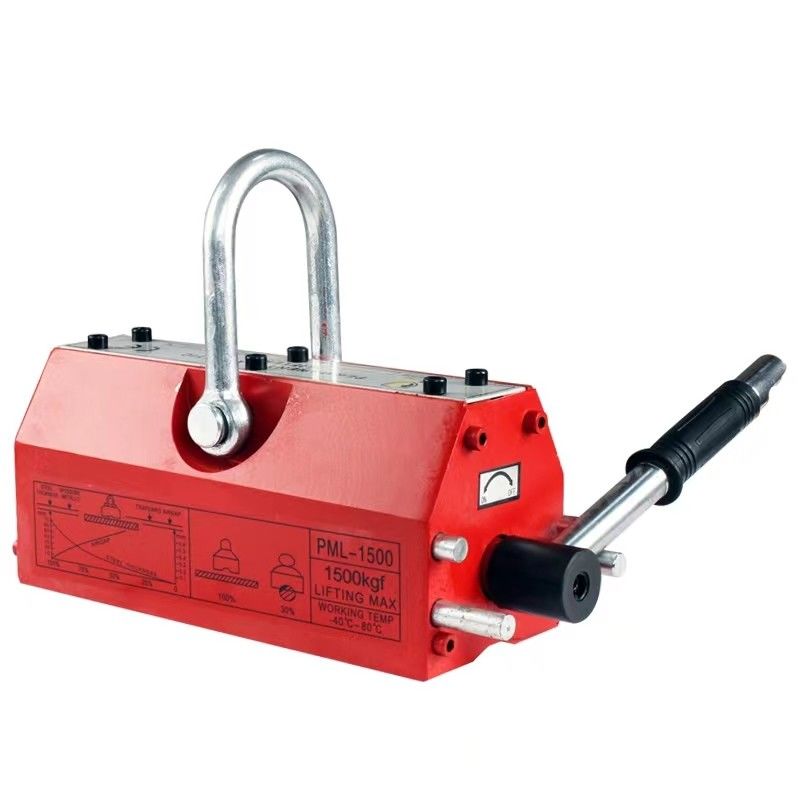 20 kg Máxima Tensão Industrial Magnético Permanente Boule Magnético Elevador para Chapa de Aço Redondo
